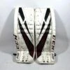 CCM Extreme Flex 4 - Used Pro Stock Senior Goalie Pads (White/Maroon) -Hockey Stick Market Photo2023 11 08 40634PM