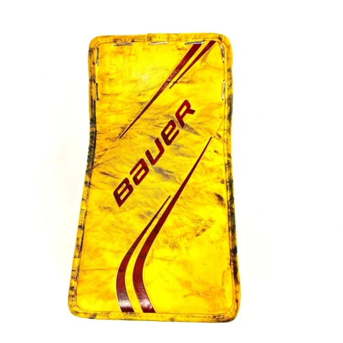 Bauer Vapor 2X Pro - Used Pro Stock Goalie Blocker (Yellow)