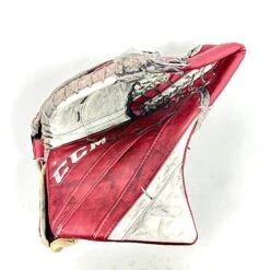 CCM Extreme Flex 5 - Used Full Right Pro Stock Goalie Glove (Maroon)