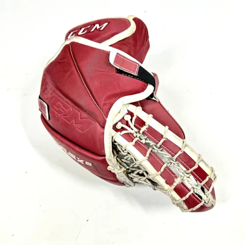 CCM Extreme Flex 5 - Used Full Right Pro Stock Goalie Glove (Maroon) 6 CCM Extreme Flex 5 - Used Full Right Pro Stock Goalie Glove (Maroon) -Hockey Stick Market Photo2024 01 05 41142PM scaled