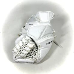 Bauer Supreme Mach - Used Pro Stock Goalie Glove (White) 5 Bauer Supreme Mach - Used Pro Stock Goalie Glove (White) -Hockey Stick Market Photo2024 01 29 32548PM