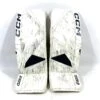 CCM AXIS 2 - Used AHL Pro Stock Goalie Pads (White) -Hockey Stick Market Photo2024 02 08 41600PM