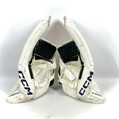 CCM AXIS 2 - Used AHL Pro Stock Goalie Pads (White) 8 CCM AXIS 2 - Used AHL Pro Stock Goalie Pads (White) -Hockey Stick Market Photo2024 02 08 41708PM scaled