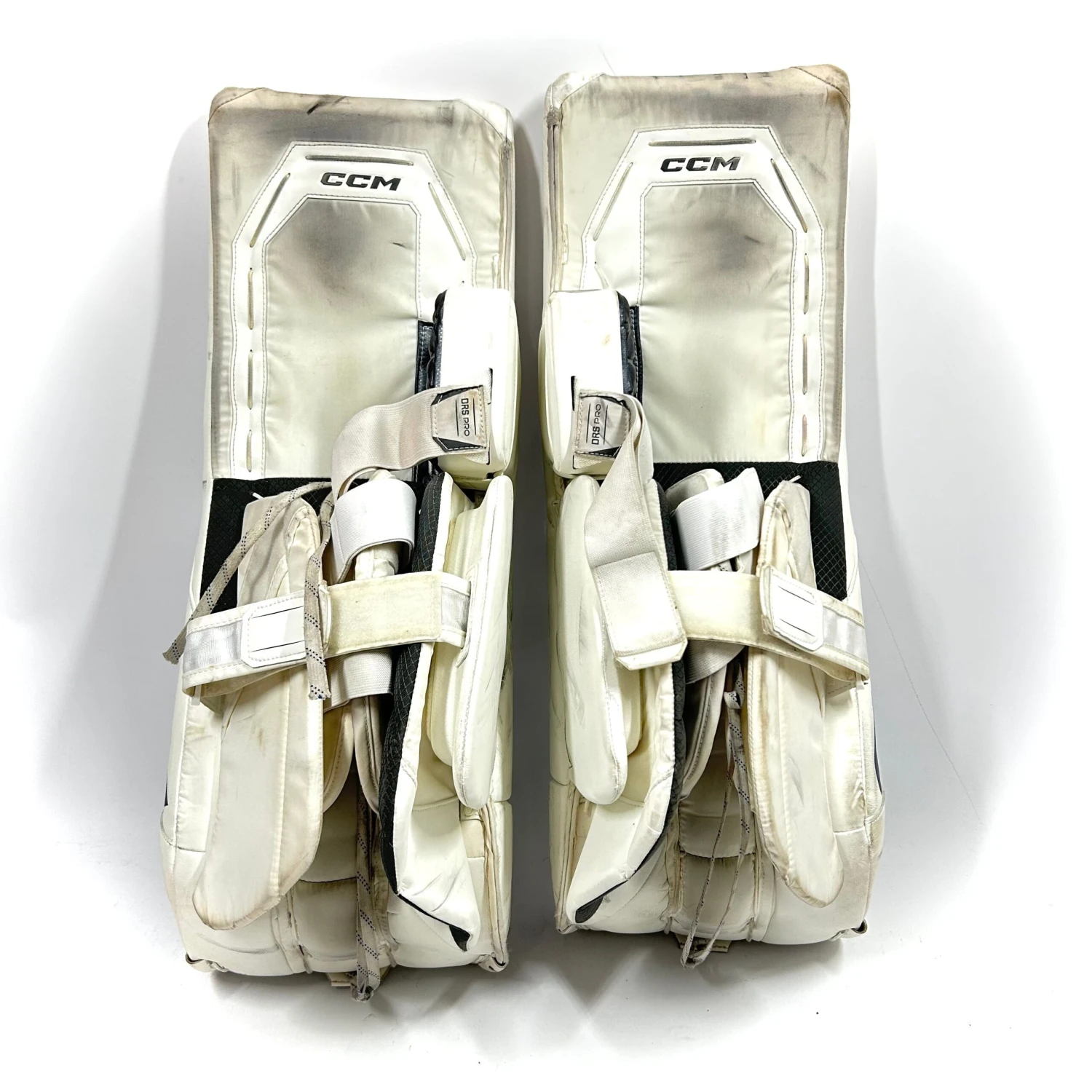 CCM Axis 2 - Used AHL Pro Stock Senior Goalie Full Set (White/Navy) 4 CCM Axis 2 - Used AHL Pro Stock Senior Goalie Full Set (White/Navy) - Image 4