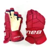 Bauer Supreme 2S Pro - Pro Stock Hockey Gloves (Maroon)