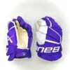 Bauer Vapor Hyperlite - NCAA Pro Stock Hockey Gloves - Intermediate (Purple/White) -Hockey Stick Market Photo2025 06 25 15203PM
