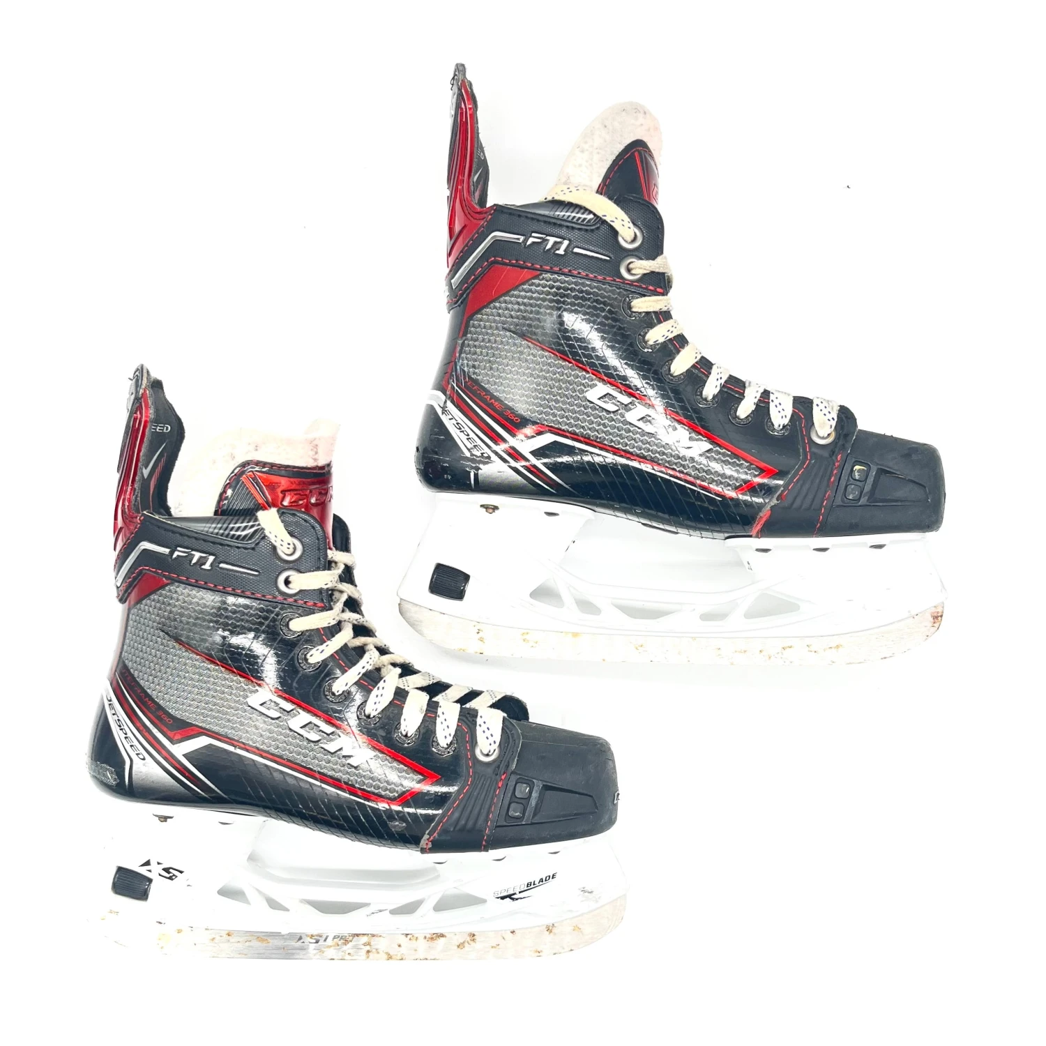 Used - CCM Jetspeed FT1 Pro Stock Skates - Size 4D 2 Used - CCM Jetspeed FT1 Pro Stock Skates - Size 4D - Image 2