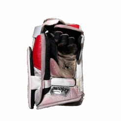 CCM Extreme Flex II - Used Pro Stock Goalie Blocker (White/Red/Black) -Hockey Stick Market Photo 2025 01 16 9 05 08 AM removebg preview