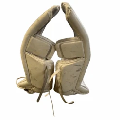 CCM Premier II - Used Pro Stock Goalie Pads (White/Red/Black) 5 CCM Premier II - Used Pro Stock Goalie Pads (White/Red/Black) -Hockey Stick Market Photo 2025 02 04 10 23 47 AM removebg preview