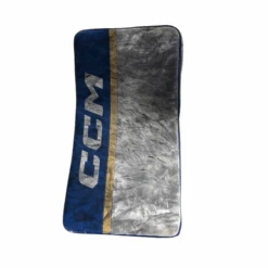 CCM Extreme Flex 6 - Used Pro Stock Goalie Blocker (White/Blue/Yellow)