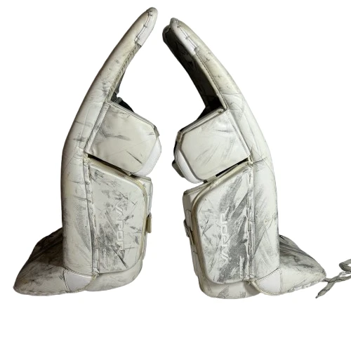 Bauer Vapor 2X Pro - Used Pro Stock Goalie Pads (White) 2 Bauer Vapor 2X Pro - Used Pro Stock Goalie Pads (White) - Image 2