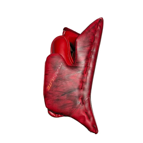 Bauer Vapor Hyperlite - Used Pro Stock Goalie Blocker (Red/Yellow) 2 Bauer Vapor Hyperlite - Used Pro Stock Goalie Blocker (Red/Yellow) - Image 2