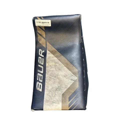 Bauer Vapor 2X Pro - Used Pro Stock Goalie Blocker (Navy/Gold/White) 1 Bauer Vapor 2X Pro - Used Pro Stock Goalie Blocker (Navy/Gold/White)