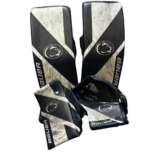 Bauer Vapor Hyperlite - Used Pro Stock Goalie Full Set (Navy/White) 1 Bauer Vapor Hyperlite - Used Pro Stock Goalie Full Set (Navy/White)