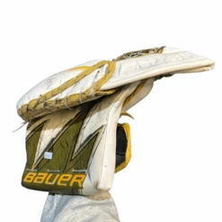 Bauer Vapor Hyperlite - Used Pro Stock Full Right Goalie Full Set (Green/White/Yellow) -Hockey Stick Market Photo 2025 03 03 11 13 08 AM removebg preview