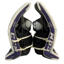 CCM Extreme Flex III - Used Pro Stock Goalie Pads- Full Set (White/Black/Purple) -Hockey Stick Market Picture13 517cfb73 6b9b 4f5c 8d71 c527192ee0f7