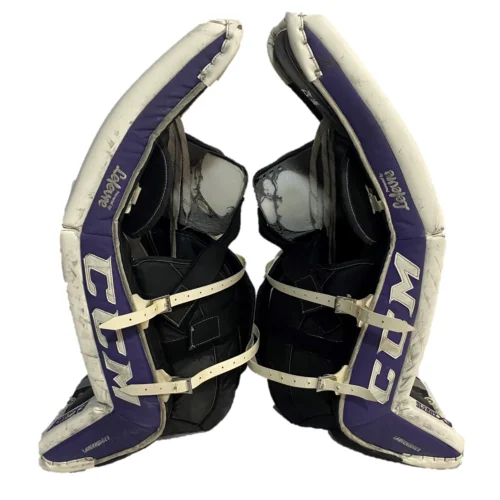 CCM Extreme Flex III - Used Pro Stock Goalie Pads- Full Set (White/Black/Purple) 15 CCM Extreme Flex III - Used Pro Stock Goalie Pads- Full Set (White/Black/Purple) -Hockey Stick Market Picture13 517cfb73 6b9b 4f5c 8d71 c527192ee0f7 scaled