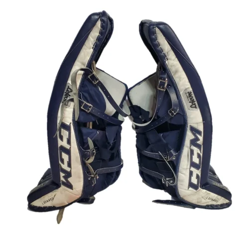 CCM Extreme Flex IV - Used Pro Stock Goalie Pads - (Navy/White) 6 CCM Extreme Flex IV - Used Pro Stock Goalie Pads - (Navy/White) -Hockey Stick Market Picture25 77c6f233 4b56 4706 ac96 6c1492ef294c scaled