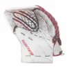 Bauer Supreme Shadow - NCAA Used Pro Stock Goalie Glove (White/Red) 24 Bauer Supreme Shadow - NCAA Used Pro Stock Goalie Glove (White/Red) -Hockey Stick Market ST1 scaled