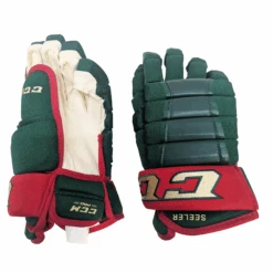 CCM HG97 - NHL Pro Stock Glove - Nick Seeler (Green/Red/Gold)