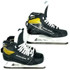 Bauer Supreme Ultrasonic - New Pro Stock Goalie Skates - Size 8.25L 7.875R 10 Bauer Supreme Ultrasonic - New Pro Stock Goalie Skates - Size 8.25L 7.875R -Hockey Stick Market Side1 d6243a4f 6a2f 4a99 944b a64cbb3cb441