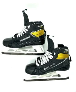 Bauer Supreme Ultrasonic - New Pro Stock Goalie Skates - Size 8.25L 7.875R 11 Bauer Supreme Ultrasonic - New Pro Stock Goalie Skates - Size 8.25L 7.875R -Hockey Stick Market Side2 a5a7956e 74fb 480f 893a 0b9e47993352