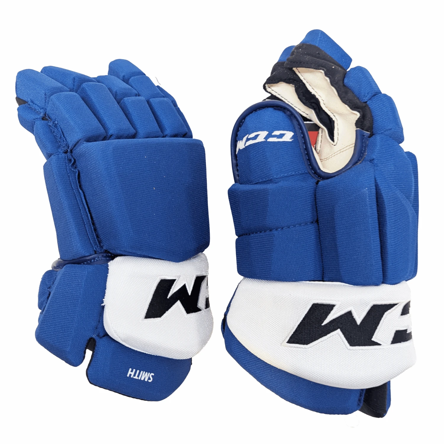 CCM HGTKPP - NHL Pro Stock Glove - Gemel Smith (Blue/White) 2 CCM HGTKPP - NHL Pro Stock Glove - Gemel Smith (Blue/White) - Image 2