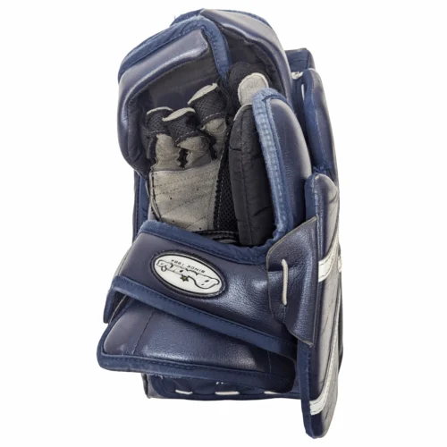 Brians G-Netik V - Used Pro Stock Goalie Blocker (Navy) -Hockey Stick Market UCBB 3 scaled