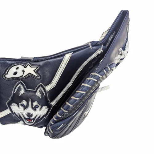 Brians G-Netik V - Used Pro Stock Goalie Glove (Navy) -Hockey Stick Market UCBT 3 scaled