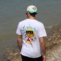 HSM Go With The Flow Tee - Youth -Hockey Stick Market beach 2 1