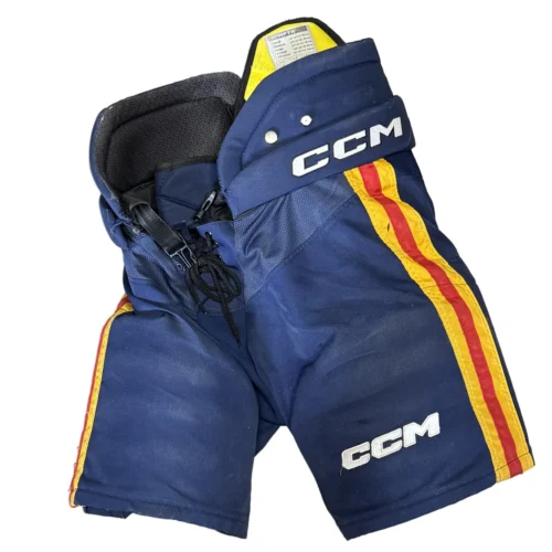 CCM HPTK - Used Pro Stock Hockey Pants (Navy/Yellow/Red)