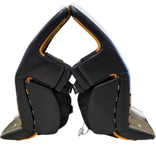 CCM Extreme Flex 6 - Used Pro Stock Goalie Pads (White/Green/Yellow/Black) 7 CCM Extreme Flex 6 - Used Pro Stock Goalie Pads (White/Green/Yellow/Black) -Hockey Stick Market craiyon 121827 image