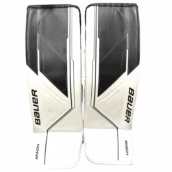 Bauer Supreme Mach - New Pro Stock Goalie Pads (White/Black)