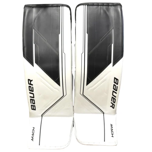 Bauer Supreme Mach - New Pro Stock Goalie Pads (White/Black)