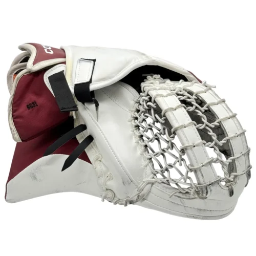 CCM Extreme Flex 6 - Used Pro Stock Goalie Full Set (White/Maroon/Black) -Hockey Stick Market craiyon 142707 image
