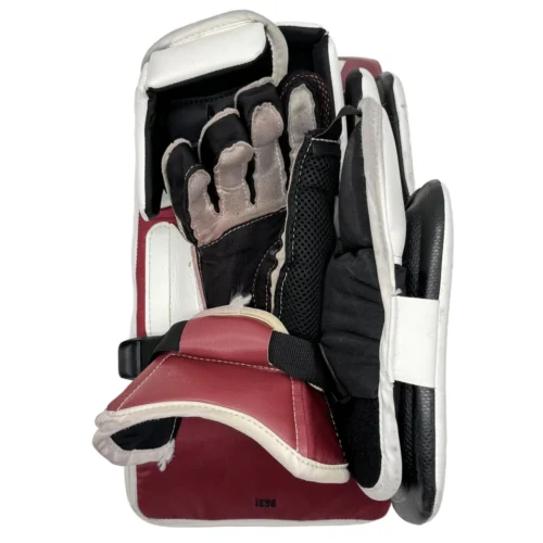 CCM Extreme Flex 6 - Used Pro Stock Goalie Full Set (White/Maroon/Black) -Hockey Stick Market craiyon 142830 image