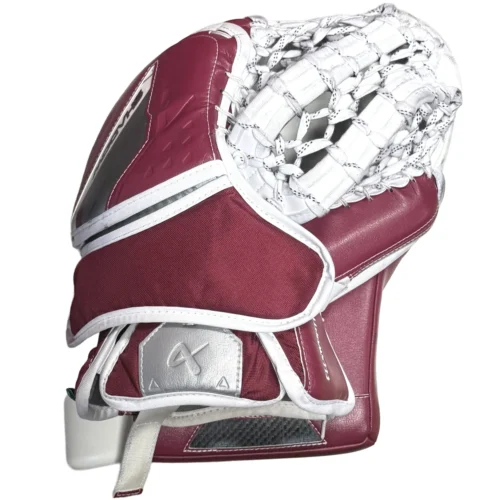 Bauer Supreme Shadow - Used Pro Stock Goalie Glove (White/Maroon/Black) 6 Bauer Supreme Shadow - Used Pro Stock Goalie Glove (White/Maroon/Black) -Hockey Stick Market craiyon 170332 image