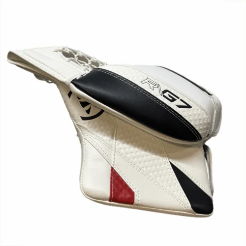 Warrior RG7 - New Goalie Trapper - Junior (White/Black/Red) -Hockey Stick Market image0 3 scaled