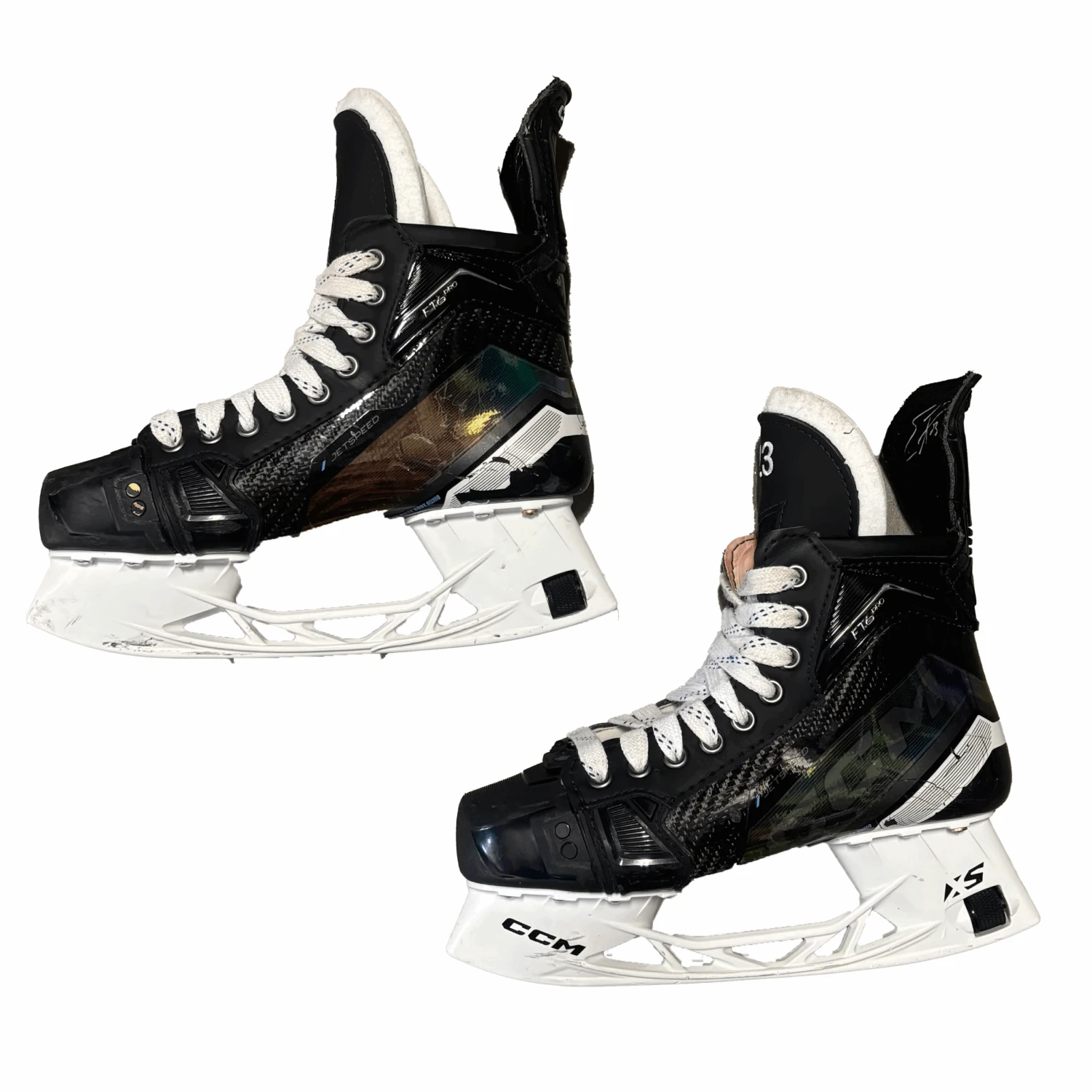 Used - CCM Jetspeed FT6 Pro - Pro Stock Hockey Skates - Erin Ambrose 4 Used - CCM Jetspeed FT6 Pro - Pro Stock Hockey Skates - Erin Ambrose - Image 4