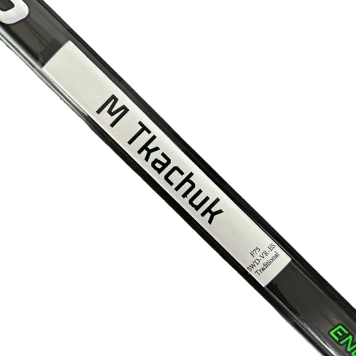 Matthew Tkachuk Pro Stock - Sherwood Code Encrypt Pro (NHL) -Hockey Stick Market m tkachuk namebar scaled