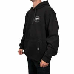 HSM Rink Hoodie -Hockey Stick Market modeled hoodie qaurter