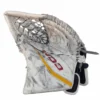 CCM Extreme Flex 6 - Used AHL Pro Stock Goalie Glove (White/Yellow/Red) 8 CCM Extreme Flex 6 - Used AHL Pro Stock Goalie Glove (White/Yellow/Red) -Hockey Stick Market prac3 scaled