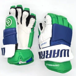 Warrior Covert QRE Pro - NHL Pro Stock Glove - Tony Deangelo (Blue/Green/White)