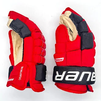 Bauer Pro Series - Used NHL Pro Stock Glove - Jack Roslovic (Red/Black) 3 Bauer Pro Series - Used NHL Pro Stock Glove - Jack Roslovic (Red/Black) - Image 3