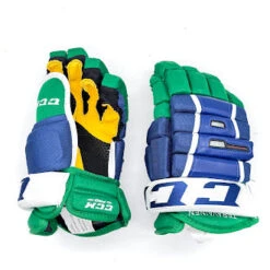 CCM HG97 - NHL Pro Stock Glove - Teuvo Teravainen (Blue/Green/White)