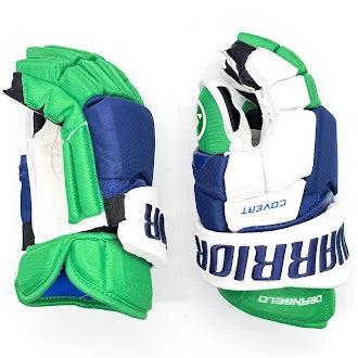Warrior Covert QRE Pro - NHL Pro Stock Glove - Tony Deangelo (Blue/Green/White) 3 Warrior Covert QRE Pro - NHL Pro Stock Glove - Tony Deangelo (Blue/Green/White) - Image 3