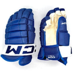 CCM HG97XP - NHL Pro Stock Hockey Glove - Toronto Maple Leafs (Blue/White)