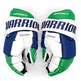 Warrior Covert QRE Pro - NHL Pro Stock Glove - Tony Deangelo (Blue/Green/White) 4 Warrior Covert QRE Pro - NHL Pro Stock Glove - Tony Deangelo (Blue/Green/White) - Image 4